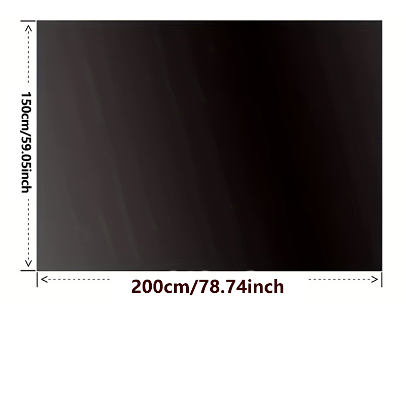 95-98% Blackout Curtain DIY Portable Travel Removable Blocking Darkest Window Film Cloth Self-adhesive Window Shades
