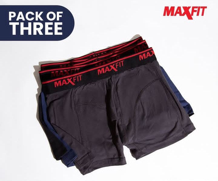 pack of 3 underwear maxfit for men multiple colors
