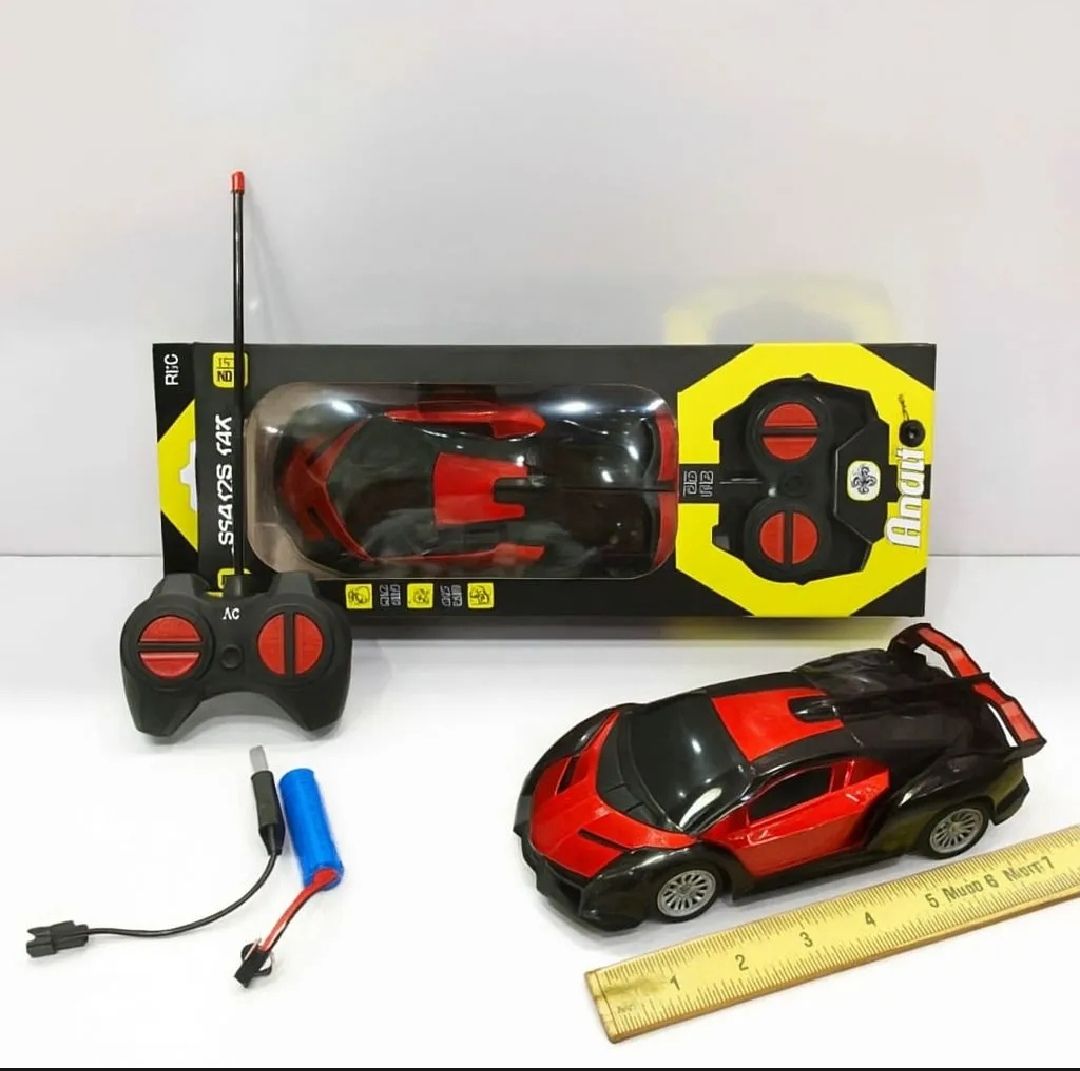Rechargeable / Cell Operated High-Speed RC Car for Kids Fast Remote Control Racing Car with LED Lights | USB Chargeable Toy Vehicle for Boys & Girls | Durable, Indoor & Outdoor Fun - Ideal Gift for Children