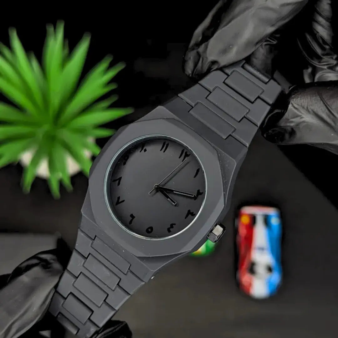 HOT DEALS NO1 Black Arabic Aura Watch For Men Stylish Aura Watch 100% Original Watch