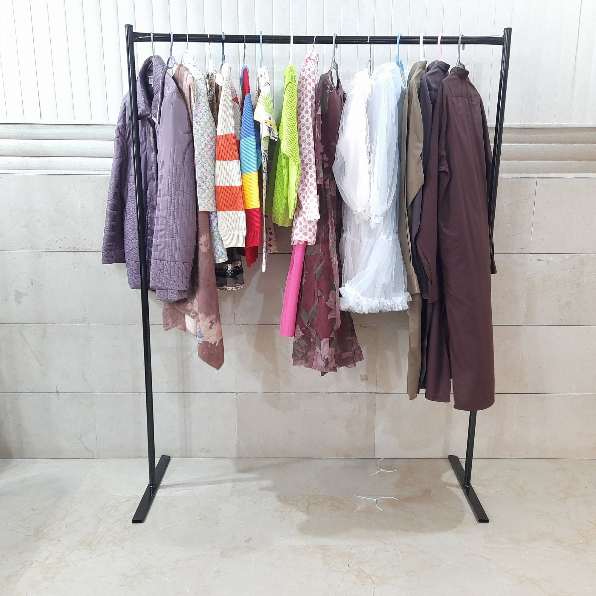 Stand Up Hanging Robe Rack PORTABLE CLOTH HANGING STAND RACK STYLE FOR BOUTIQUE AND HOME | Daraz.pk