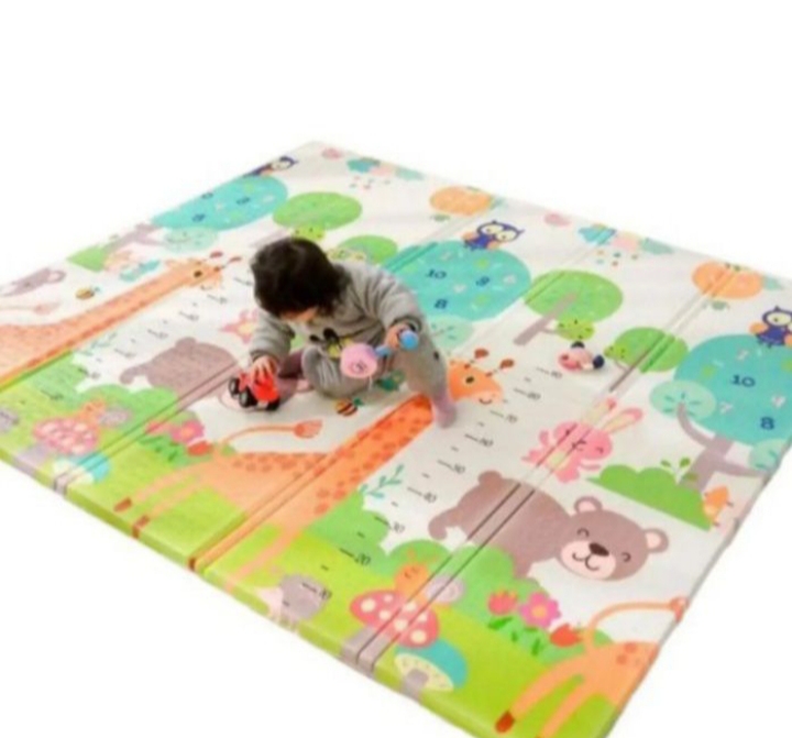 Baby Play Mat | Large Baby Crawling Mat Foam Reversible | Baby Care Playmat for Infants | Toddlers, Kids Indoor Outdoor Use (5feet x 5Feet)
