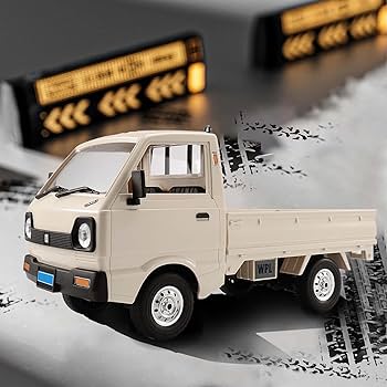 RC Drift Car Crawler, 2.4Ghz Remote Control Car Drifting Crawler with 2 Batteries, 1:10 Off Road Climbing Vehicle Suzuki Pickup Truck, Hobby RC Truck Toys for Kids Boys Adults image 3
