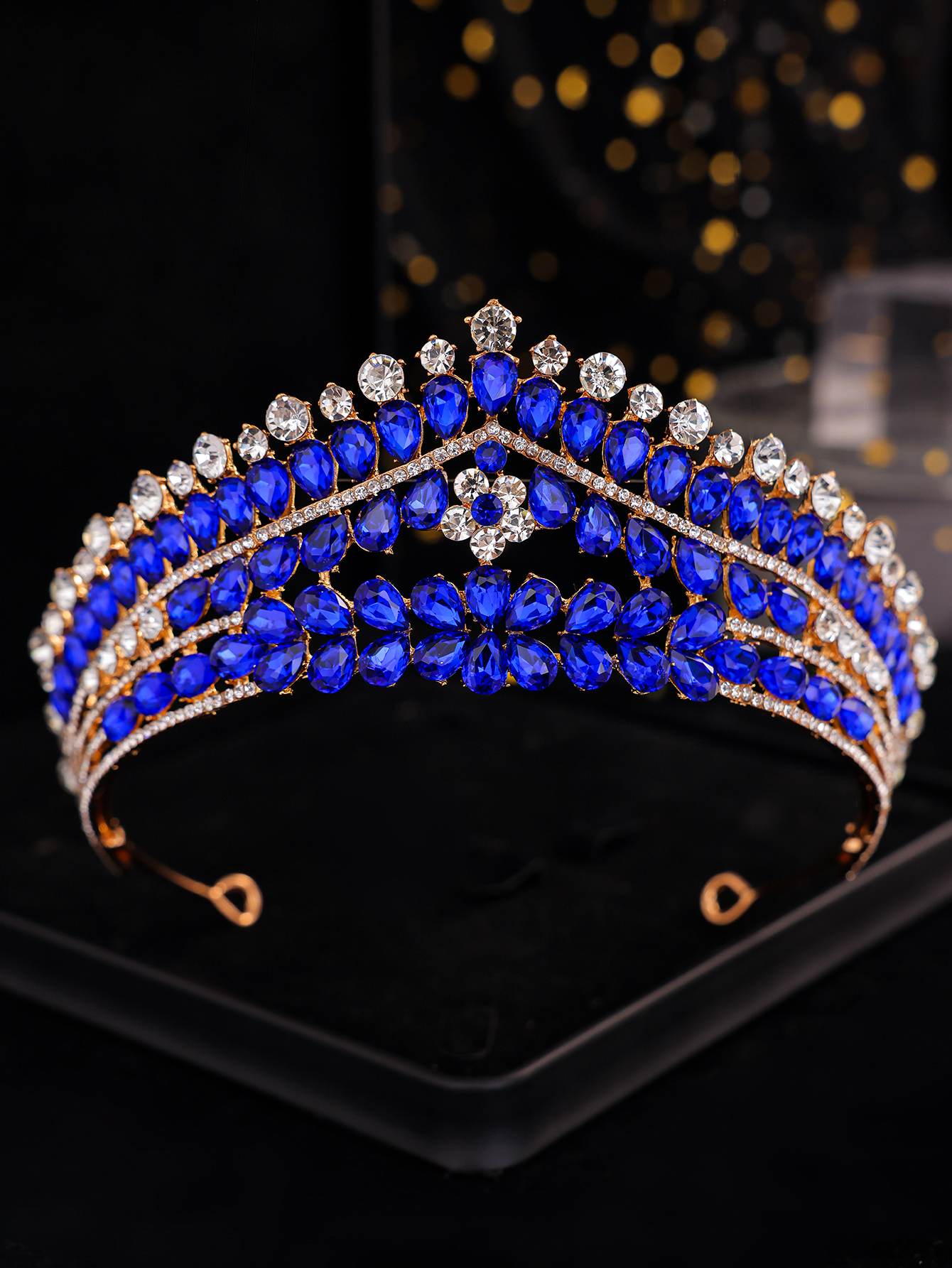 Bridal Headwear Diamond Crown Wedding Banquet Accessories Headwear Luxury and Elegant Crown