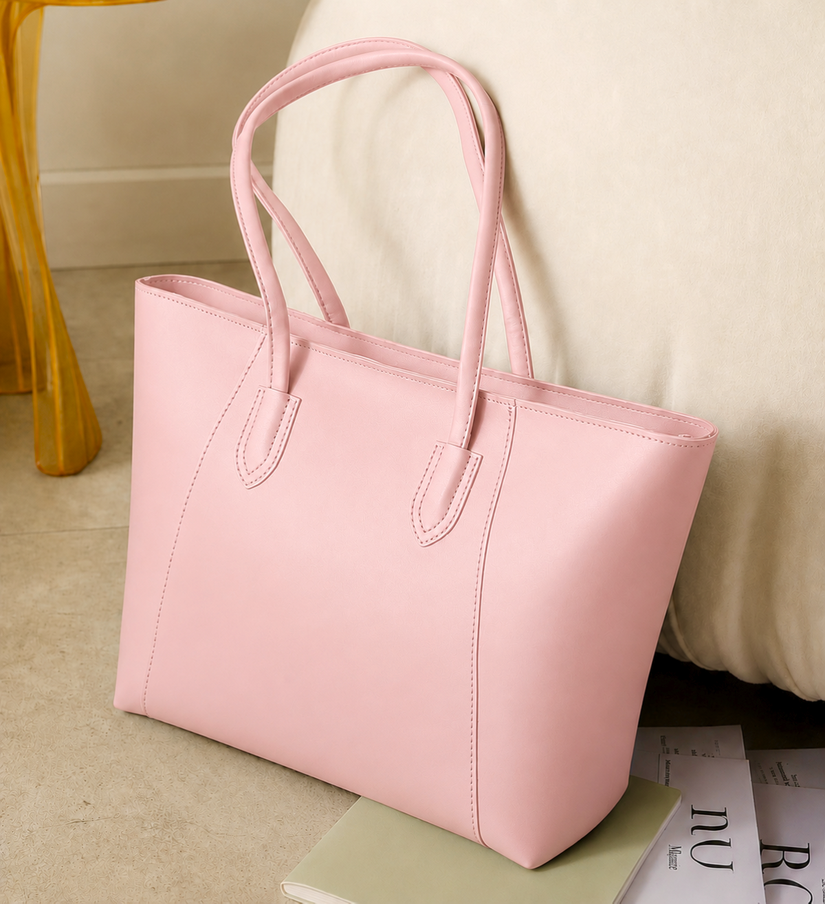 Urban Style Women Tote Bag  Spacious Shoulder Handbag for Office & Daily Use