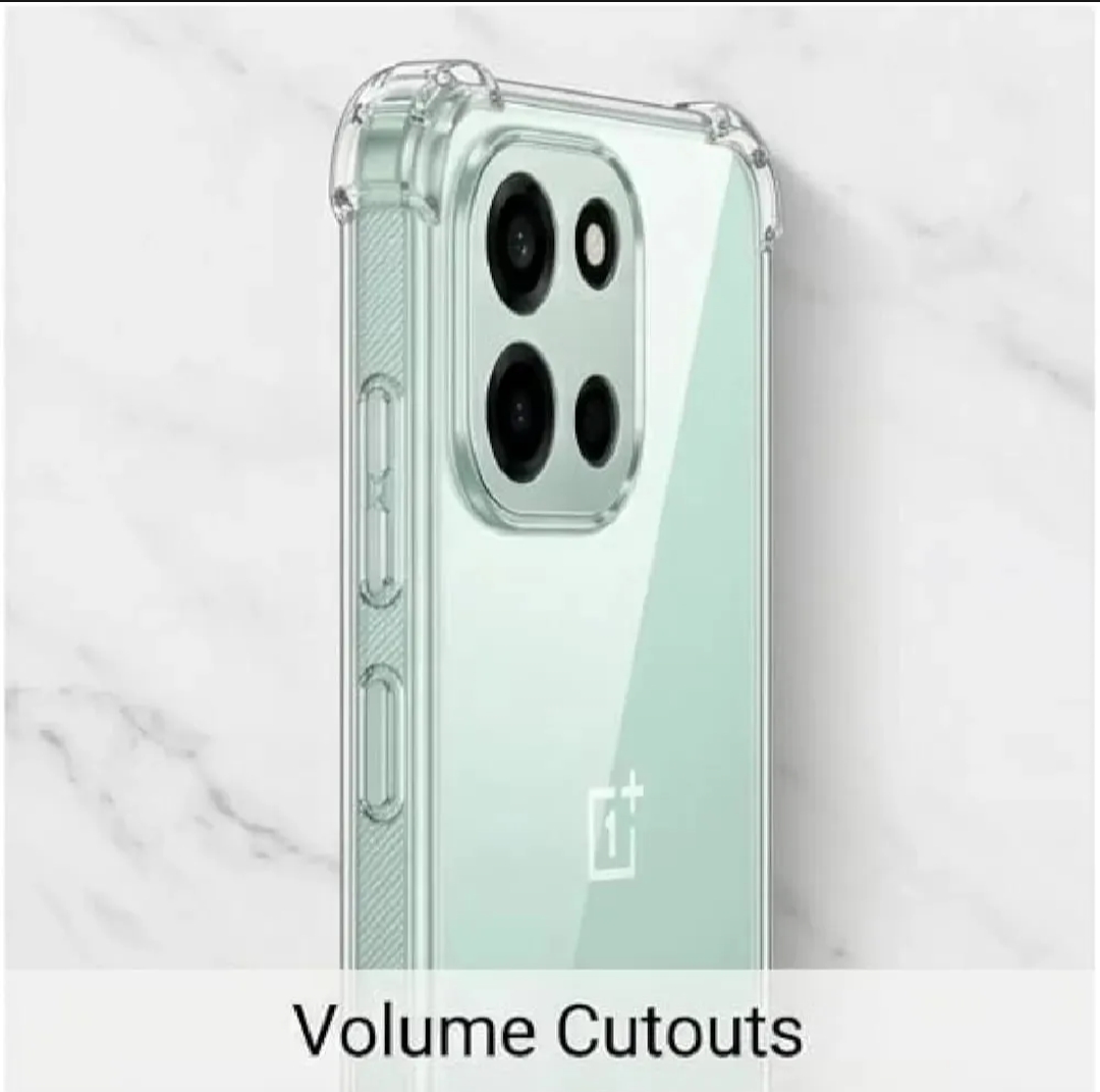 OnePlus Turbo 6 Clear Transparent Soft Silicone TPU Case Shockproof Anti Shock Crystal Clear Corner Bumper Camera Protection Anti Scratch Slim Fit Mobile Back Cover