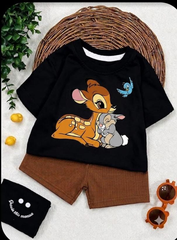 Shirt and short set For Kids And Baby Girls Imported Comfy summer wear Top and shorts ,Clothes Sets Dresses Outfit Tracksuit,kids summer collection,kids summer clothes,summer cool clothes for baby girls ,summer suit for girls