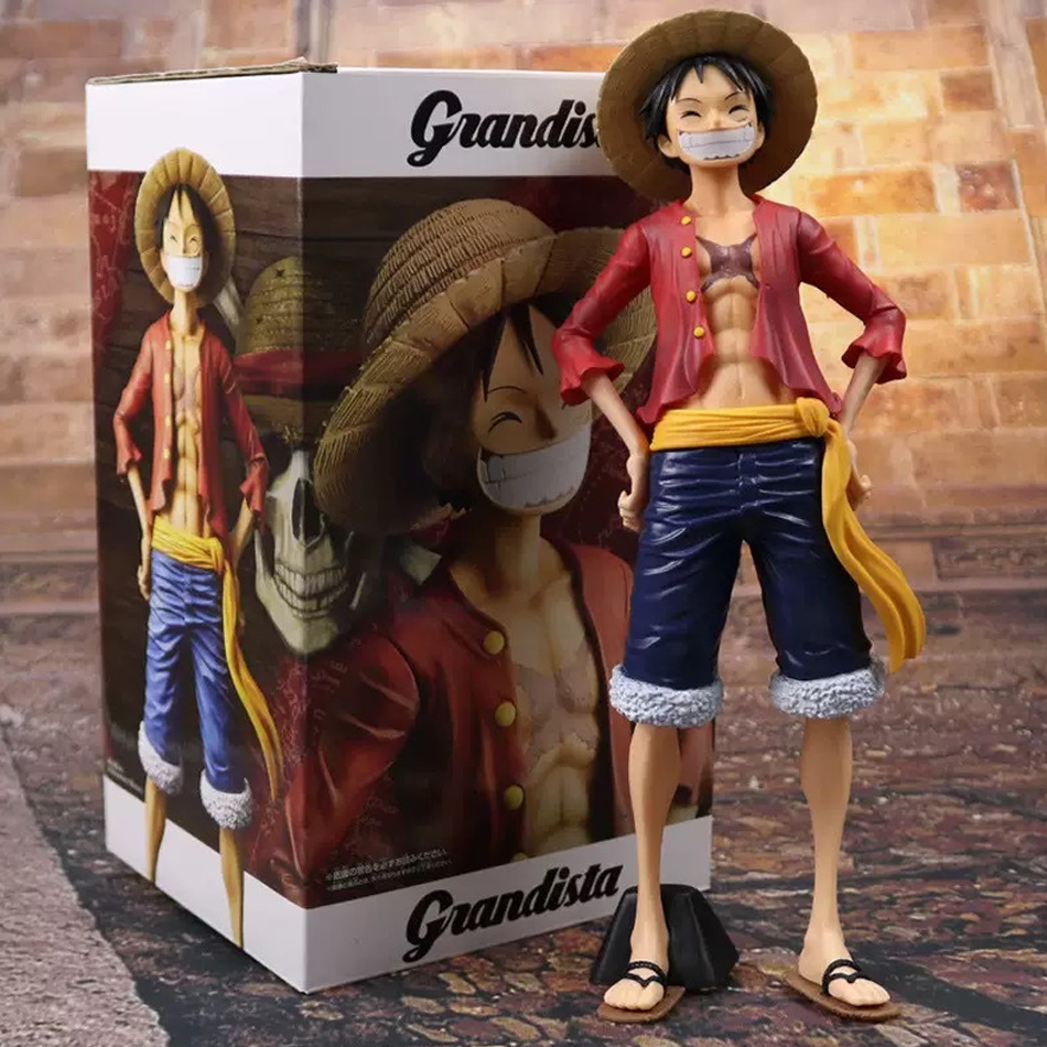26CM One Piece Anime Figure Confident Smiley Luffy Changing Action Figurine Doll PVC Model Toys Collection DeskTop Toy 