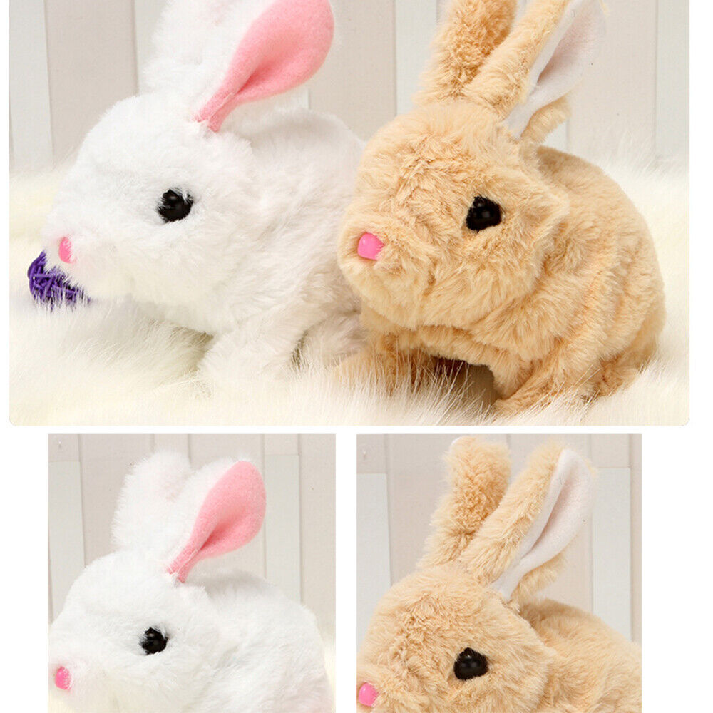 Electric Walking Cute Rabbit Plush Toy With Music