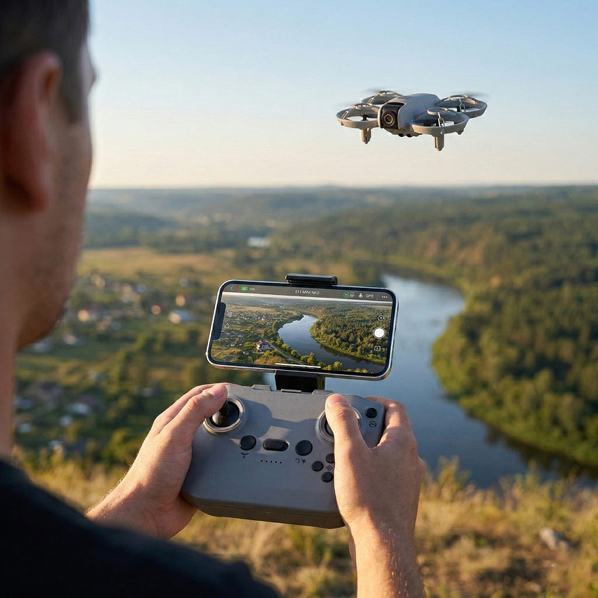 S11 Mini Neo Foldable Camera Drone | Mini RC Quadcopter with Remote Control | Compact FPV Drone for Kids & Beginners