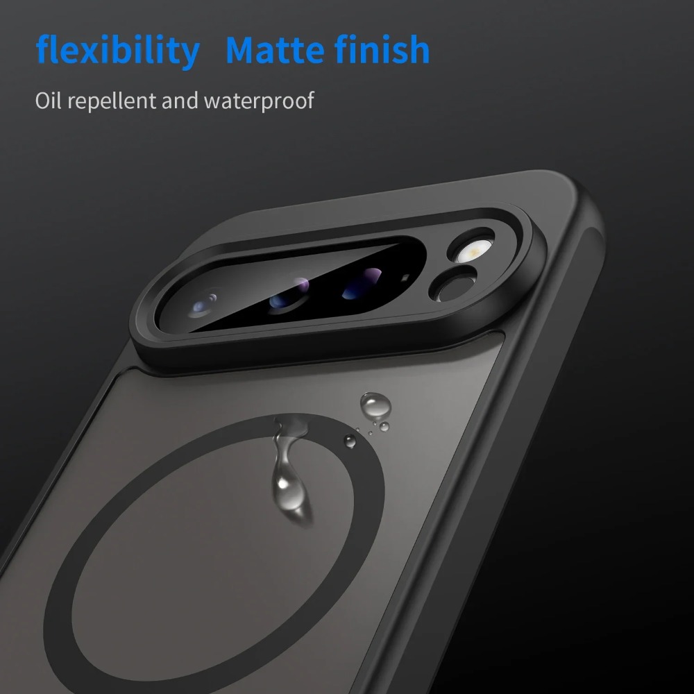 Premium Slim Matte Clear Magnetic Wireless Charger Phone Case For Google Pixel 11 10 9A Pro XL Skin Feeling Back Protector Cover