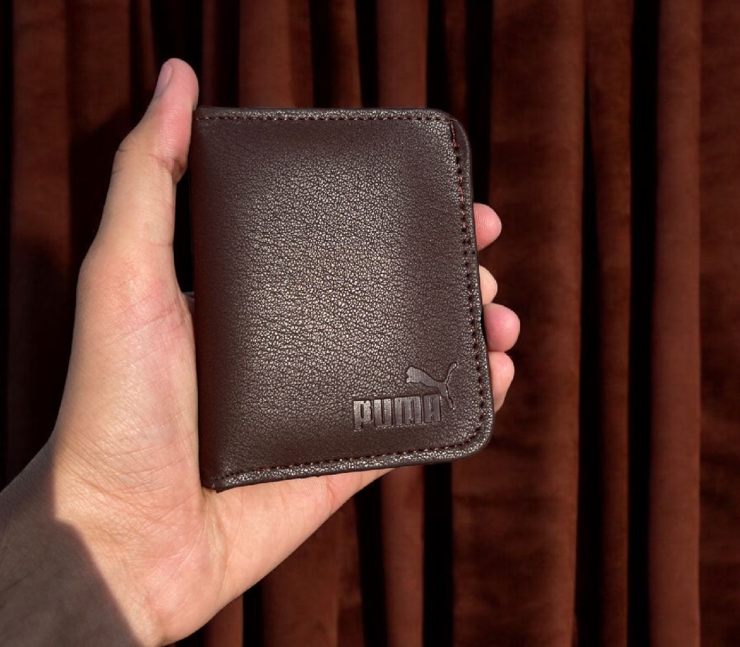 Slim Leather Wallet for Men – Bifold Gents Purse, Card Holder Wallet with 6 Card Slots, Cash Pocket & Window ID – Compact Durable Men’s Wallet