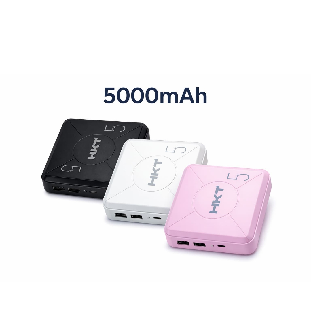 5000mah-Portable Power Bank, Usb Port,Input and Output Fast Charge