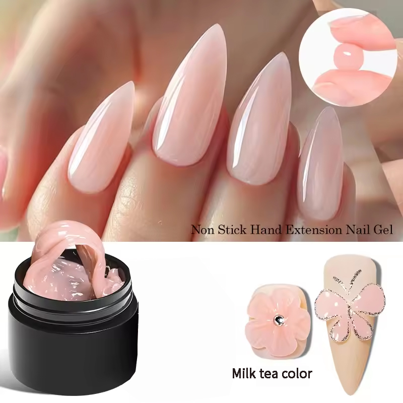 3D Multigel Non Stick Hand Extension Nail Carved Gel Polish 5D Modeling Solid Stereoscopic Carve Shaping