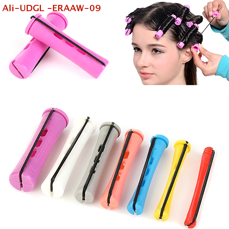 12pcs Hair Perm Rods Short Cold Wave Rods Hair Curler No Heat Perming Rods Hair Curling Rollers Curlers Curling Hair Tools