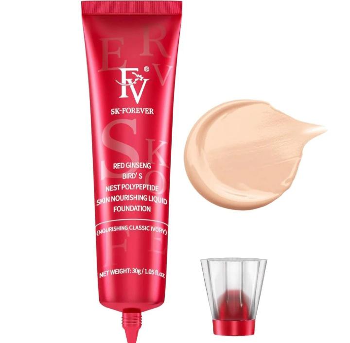 FV Foundation, Oil Absorb Ivory Liquid Foundation | Best Tube Foundation 30g
