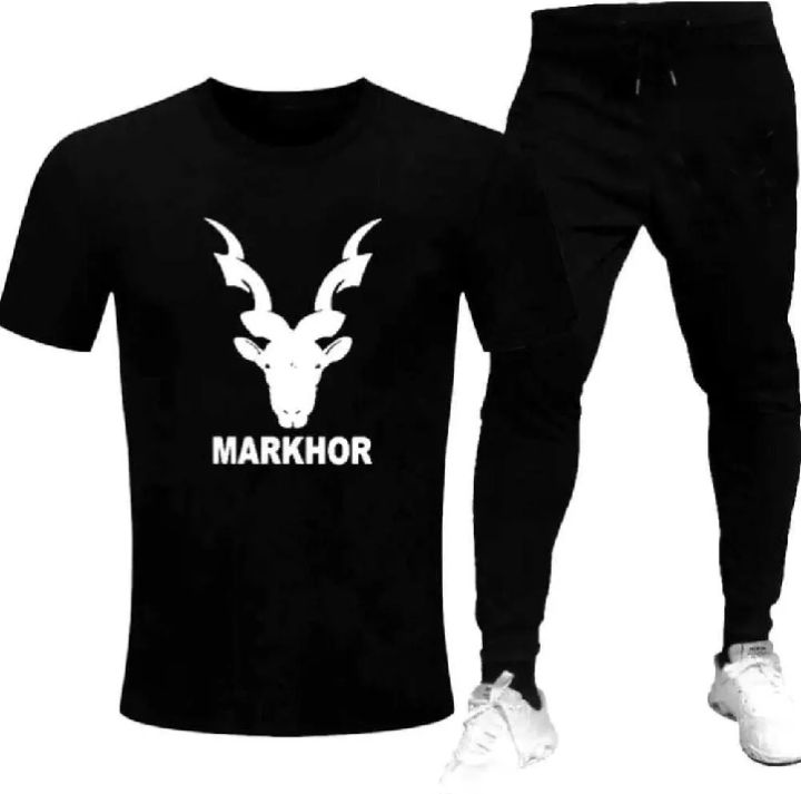 NEW  TRENDY PRINTED TRACKSUIT FOR MEN ROUND NECK HALF SLEEVES T SHIRT & TROUSER FOR MEN & BOY'S BEST ARTICLE OF SUMMER COLLECTION/TRACKSUIT FOR MEN/SUMMER Multicolor TRACKSUIT FOR MEN & BOY'S