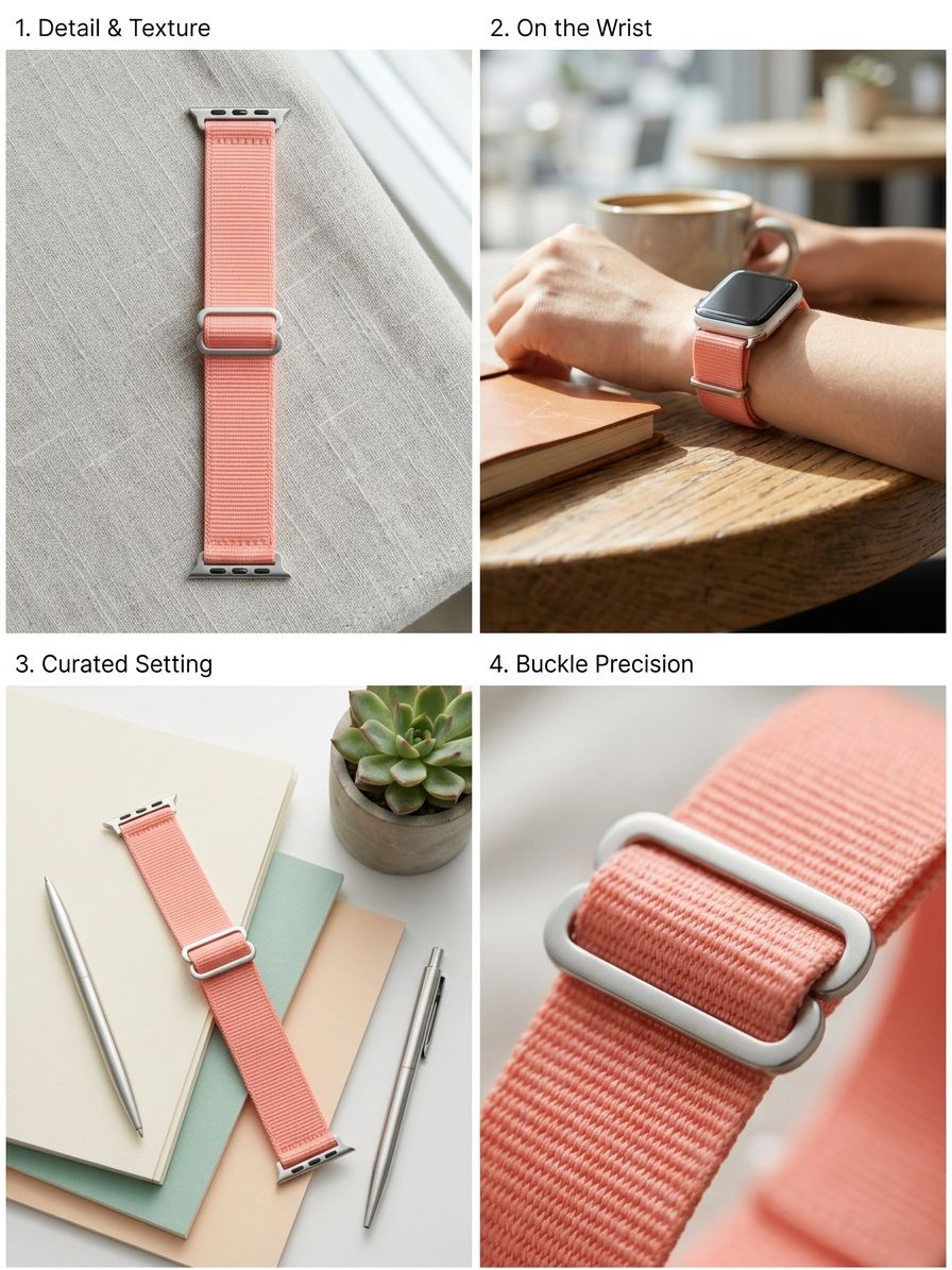 Premium Alpine Loop Smart Watch Strap 42mm to 49mm – Adjustable Nylon Sports Wrist Band for Daily Wear & Outdoor Activities