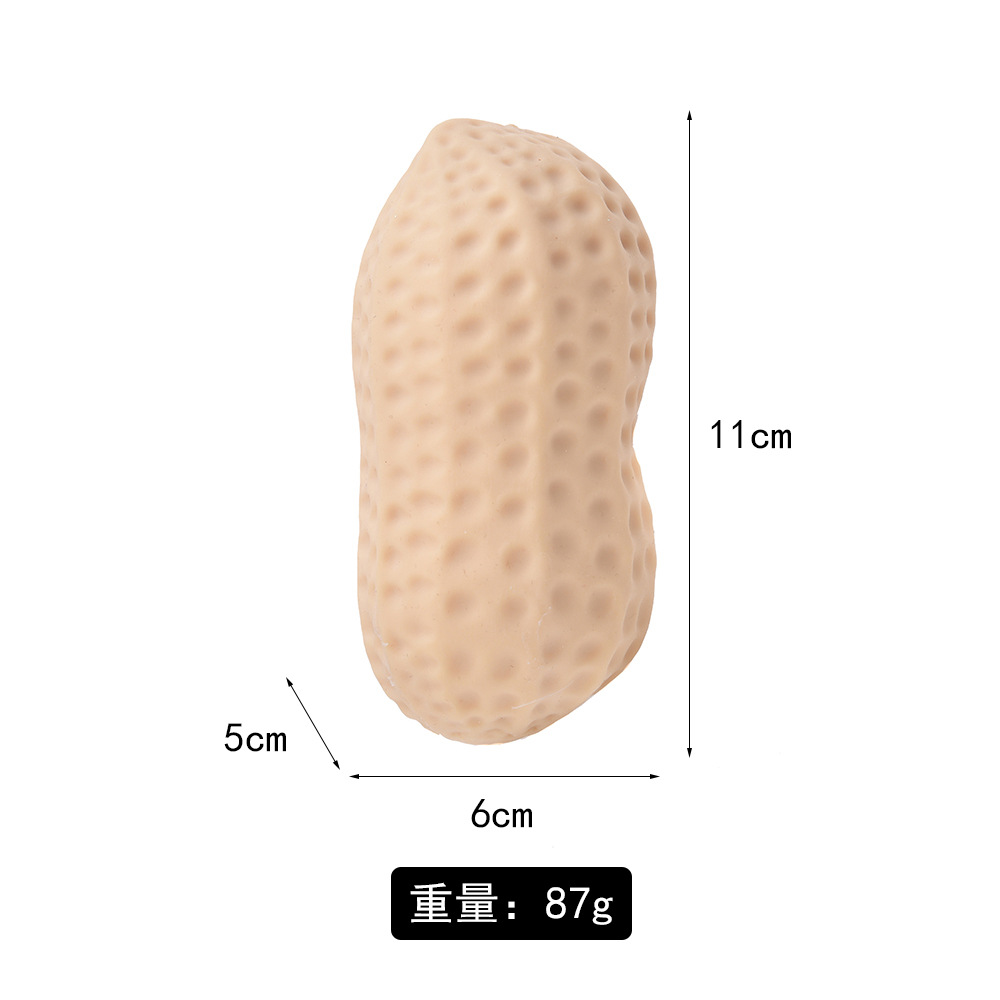 Peanut Squishy Toy Stress Ball Crunchy Squeeze Ball Buttery-Soft Feel Fidget Toy Asmr Sensory Anti Stress Toys  For Adult