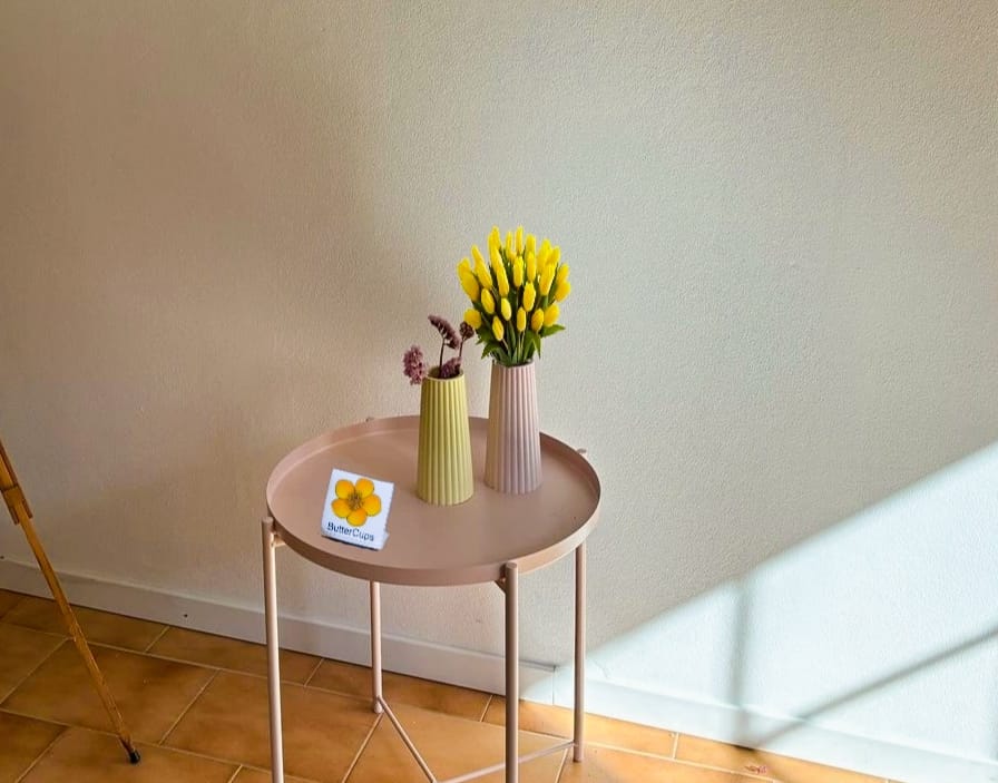 Beautiful Pack of 1 Aesthetic ceramic Vase 18cm | Baby colors | customize your own