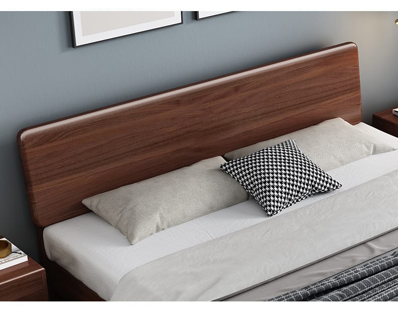 Modern Sheesham King Size Bed With 2 Side Tables
