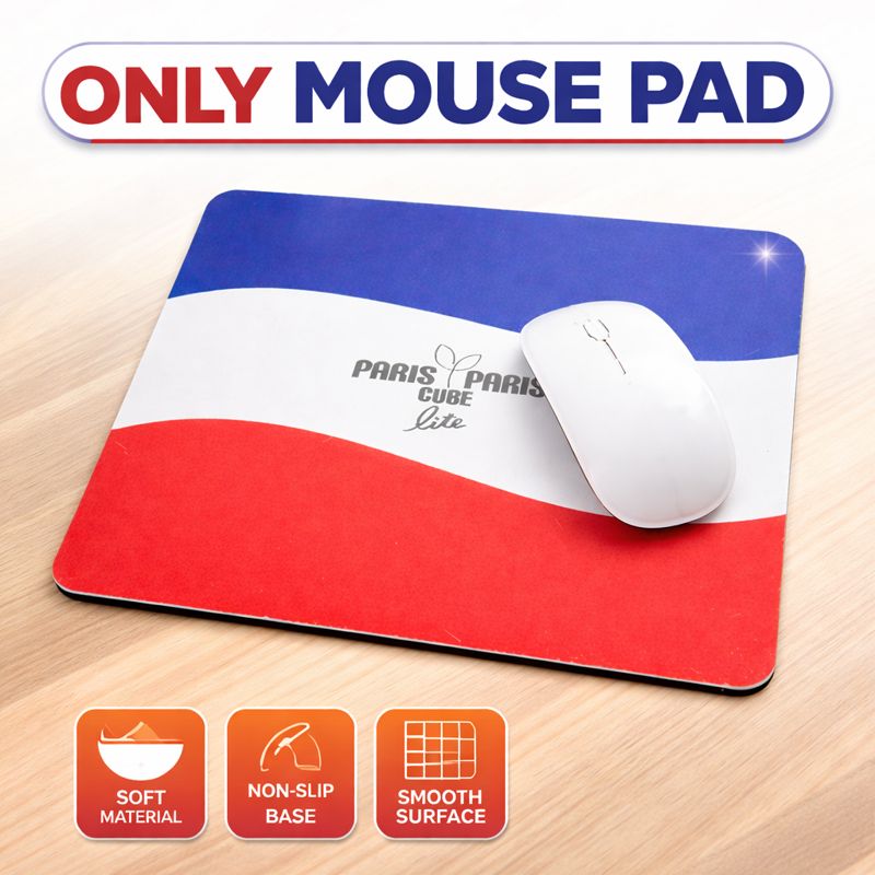 Gaming Mouse Pad Premium 8" x 6.5 Thick Non-Slip Rubber Base, Smooth Cloth Surface for Precision Control - Tozistore price in Pakistan