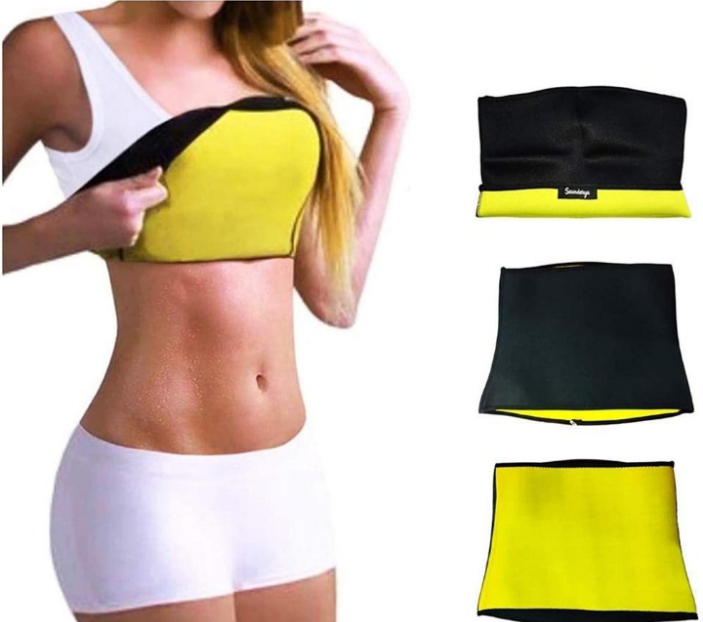 Hot Shaper Belt, Waist trimmer. Weight loss, Body shaper, Waist trainer, Fat burning belt, Belly fat reduction, Stomach shaper, Slimming belt & sauna belt for men & women