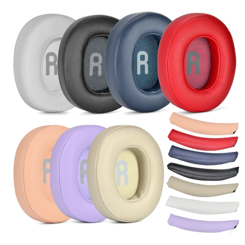 Replacement Leather Earpads Headband Ear Pads Cushion Cover Muffs Repair Part For JBL Tune 700BT 710BT 760NC 750BTNC Headphones