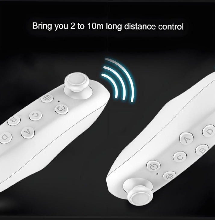 VR Remote Control VR Remote Controller for Android Bluetooth Selfie Timer Joystick Gamepad Game Controller for Android PAK FF