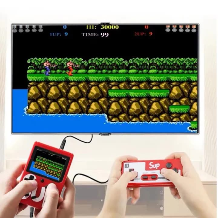 Sup Game Plus Console with Controller 400 Games in 1 Game box connect with LCD/LED/TV