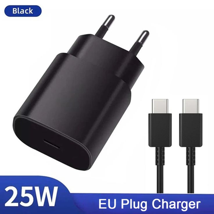 Samsung 25W with original cable Usb Type C Fast Charger Pd Wall Power Adapter Samsung 25W Fast Charger with Type C to Type C Cable Pd Charger For all Mobile Phone