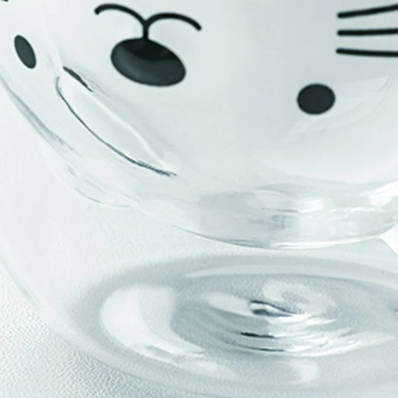 250Ml Cute Bear Double-Layer Coffee Mug