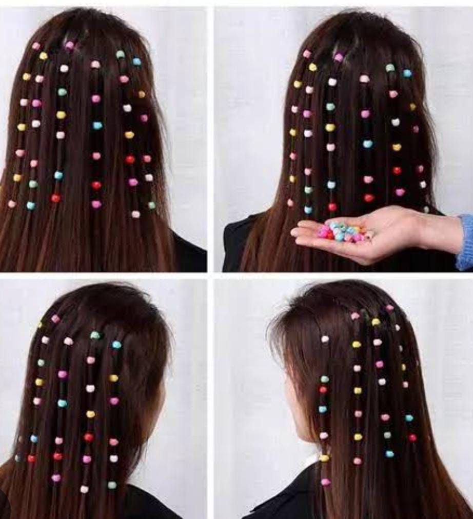 Beautiful baby girl hair style beats multi colours best quality elegant design ,15 piece in pack