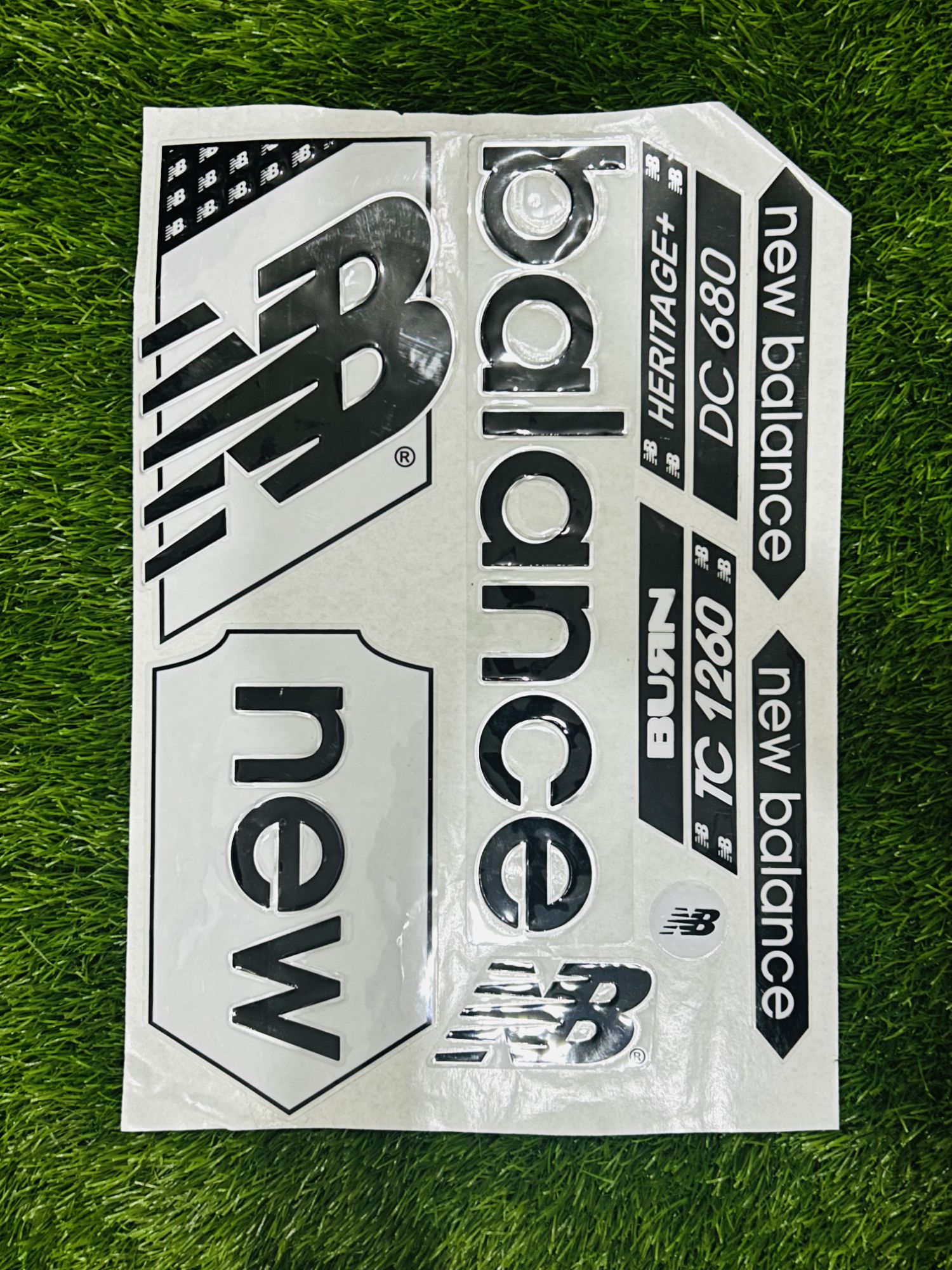 New balance NB 3D embossed sticker hard ball bat sticker cricket bat sticker special quality