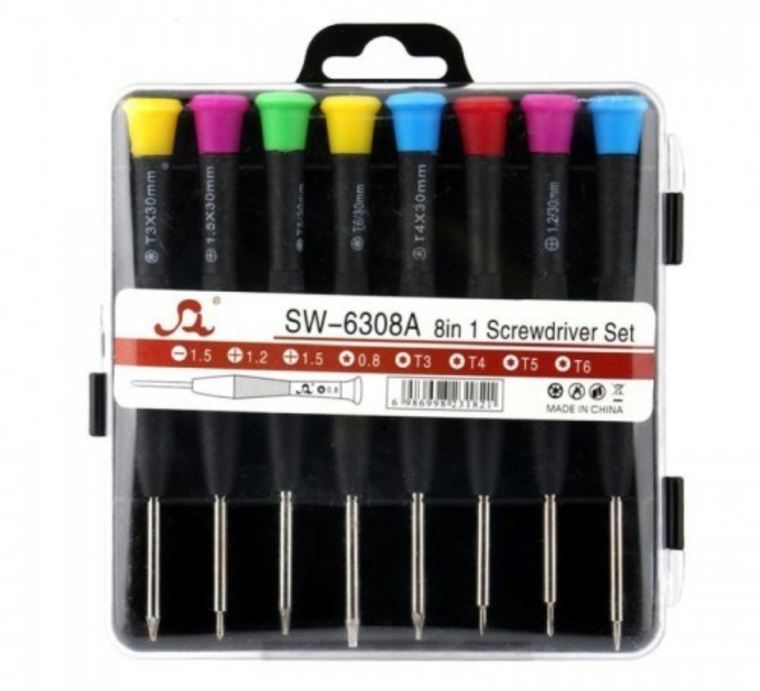 8 in 1 Amazing screw driver set for mobile laptops and tablets