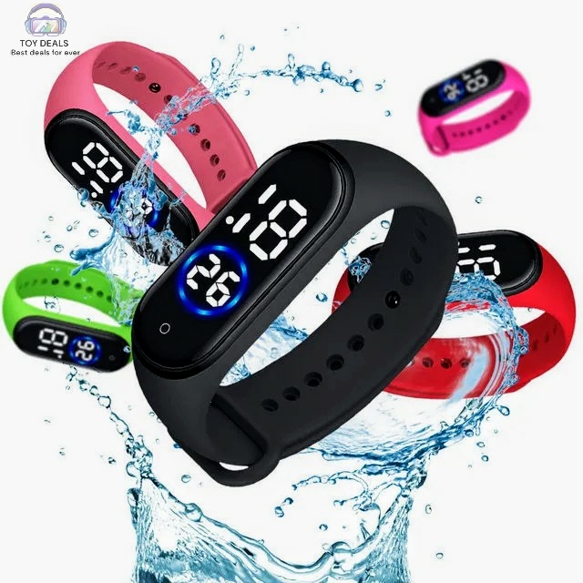 TOY DEALS : Men Women Sport LED Digital Watch Men LED Watch Silicon Watch Couple Watches Clock montre Home