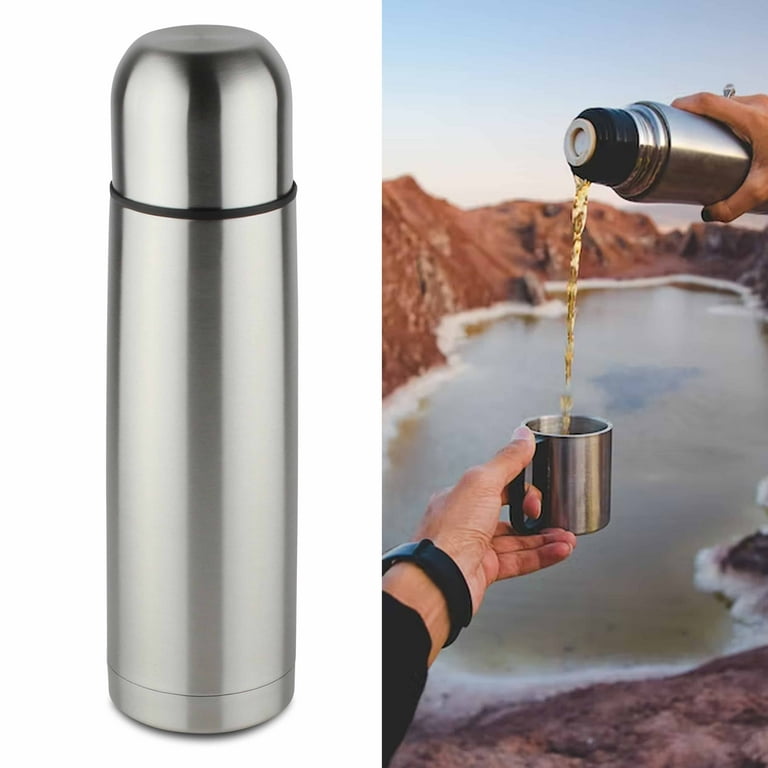 Slim Flask with Leather Bag