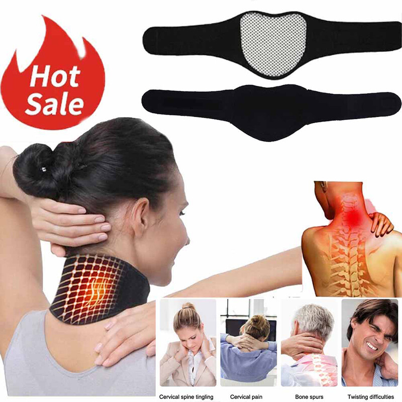 Self Heating Neck Support Band – Adjustable Neck Wrap for Comfortable Daily Wear, Soft & Breathable Neck Support for Men & Women