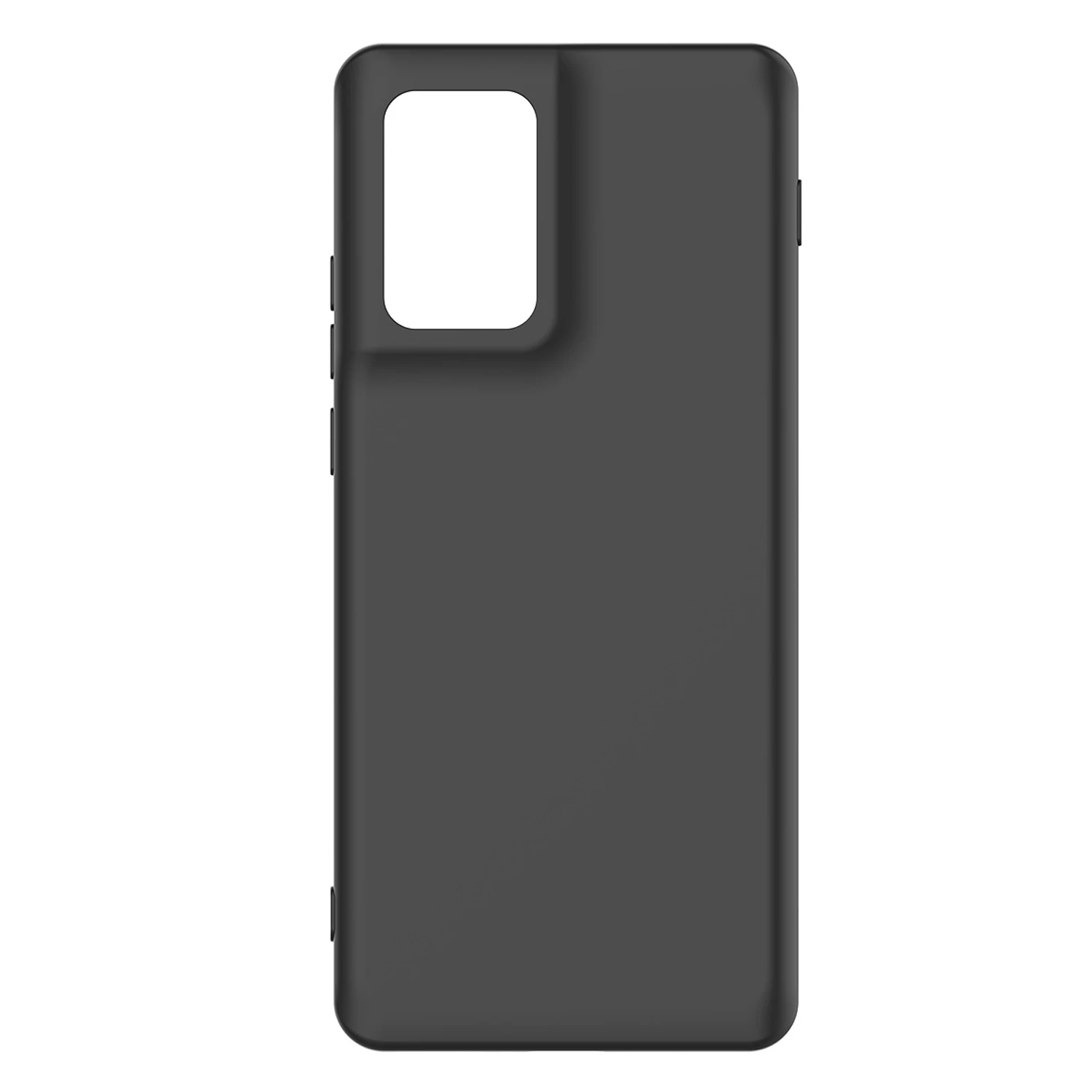Motorola Edge 2024 Case Soft TPU Slim Smooth Flexible Protective Phone Cover -  Black Matte