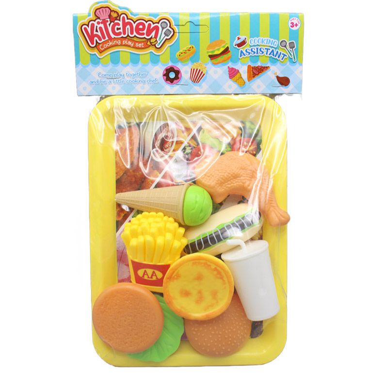 Fast Food Toys With Hamburger Set Playing Toys