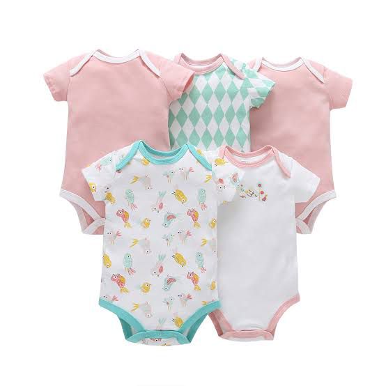3pcs Romper for girls Boys jump suit For summer