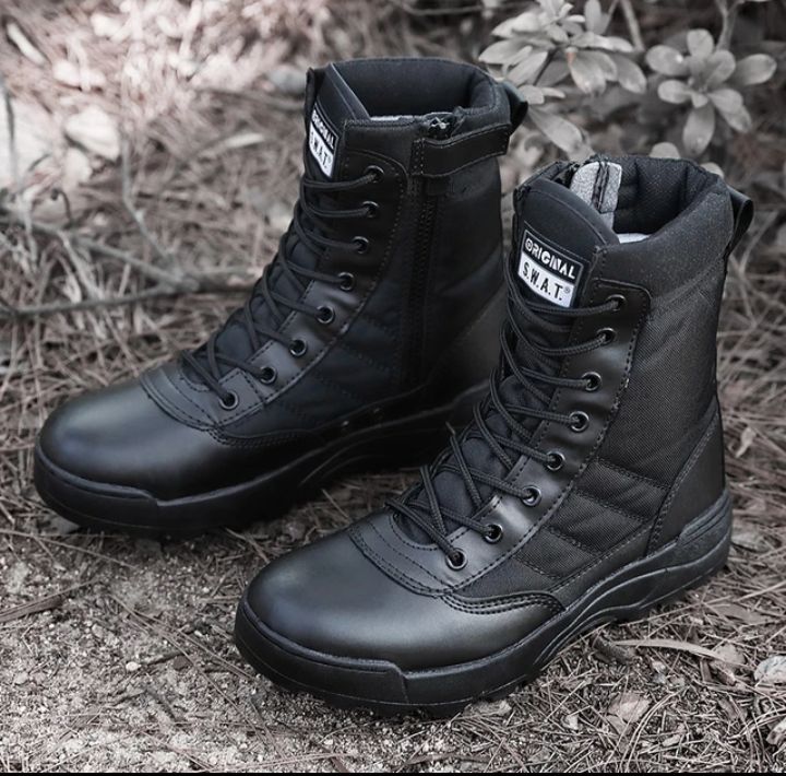 Swat Military Polic Long Shoes, Swat Hiking MILITARY Style LONG SHOES, Men's comfortable long shoe's, Tactical Boots Combat Swat, Men's comfortable long shoe's