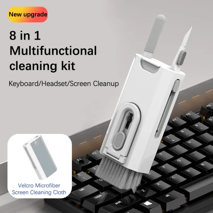 8 in1 Electronics Cleaner Kit Portable | Multifunctional Keyboard Cleaning Brush for Airpods Computer Cleaning Tools Keyboard Cleaner | Multifunction Bluetooth Compatible Headset Cleaning Pen price in Pakistan