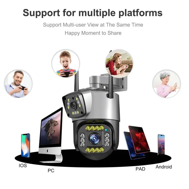 WIFI WATER PROOF HIGH RESOLUTION DOUBLE LENS CAMERA