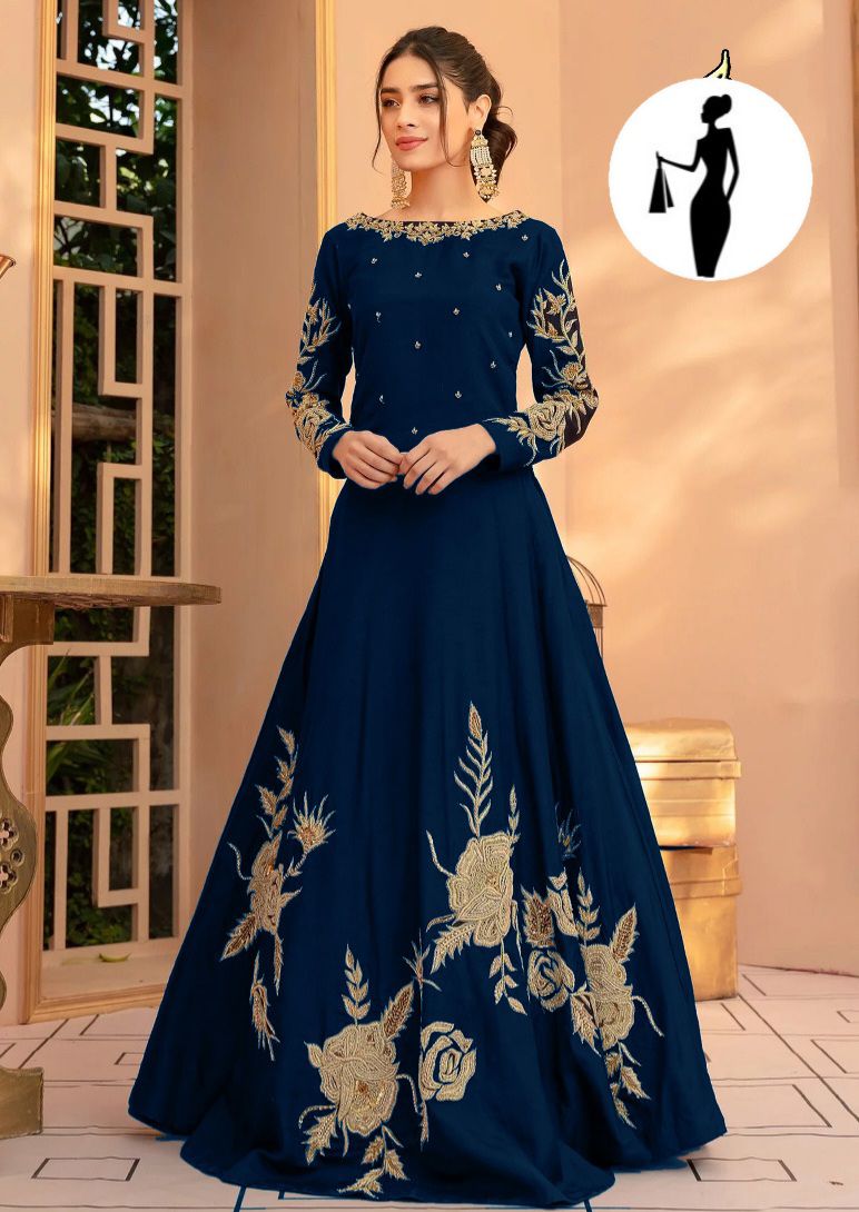 front open maxi dress pakistani Lehenga And Front Open Gown Pakistani Wedding Dress