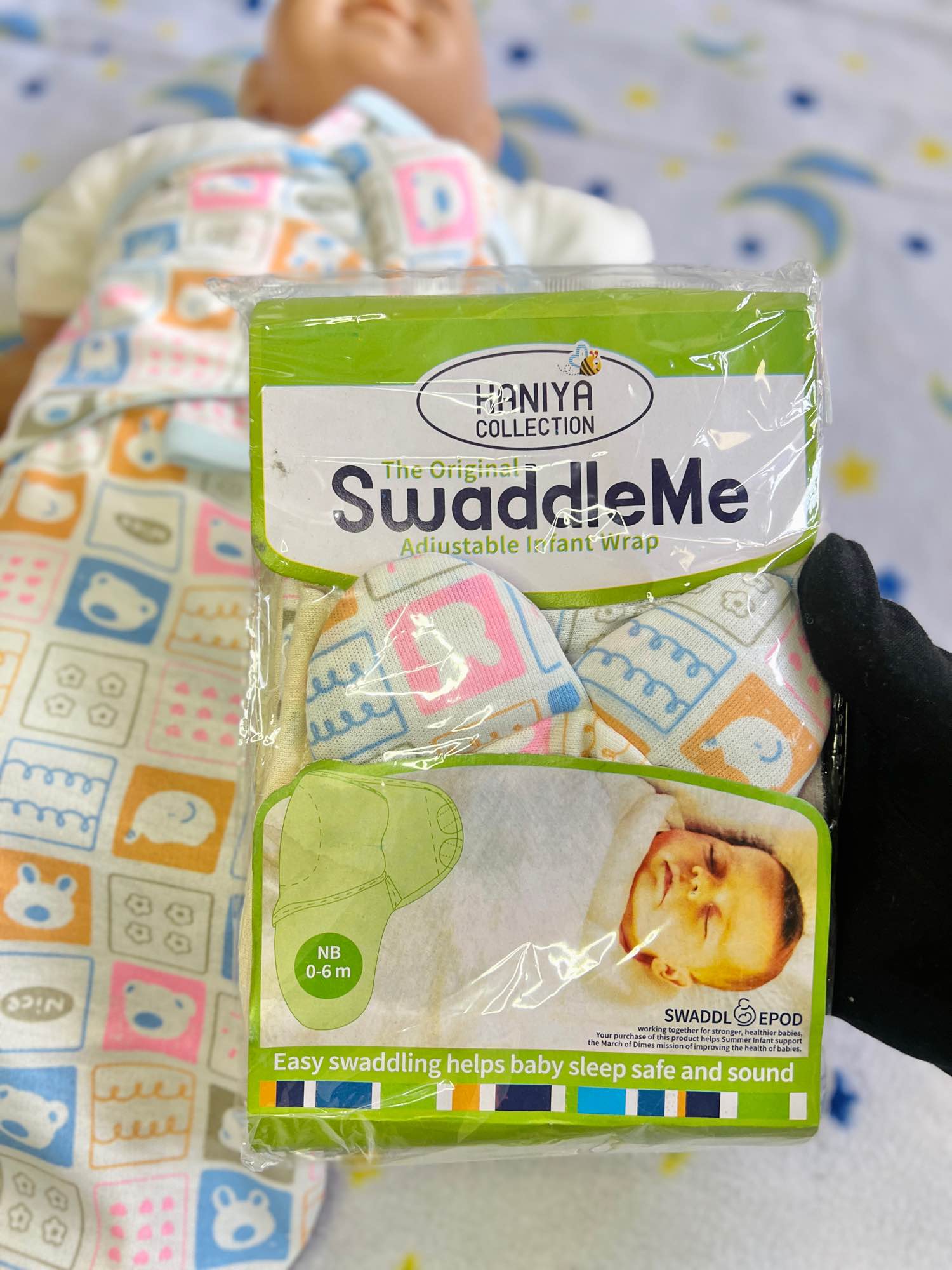 Blanket Swaddle For Newborn Baby Infant Baby Baba Size 0-6 Months Premium Quality