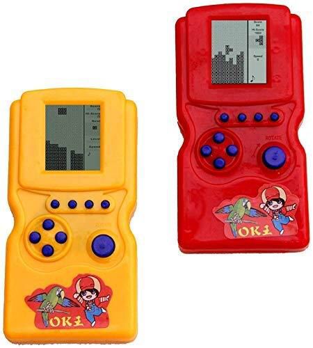 Brick Game Console for Kids – 9999-in-1 Classic Handheld Video Game (Pack of 1, Random Color)