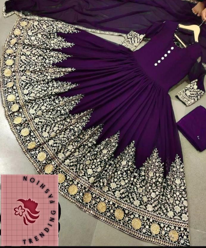 Full Heavy Border Embroridery Maxi with Four Side Border Embroridery Dupatta or Plain Trouser. 3pecs Heavy Embrorided Maxi