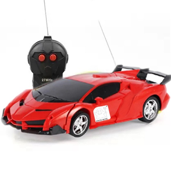 Remote Controlled 27MHz Fast Modern Forward Backward Stop 3D Light 2 Channel Remote Control Racing Car Toy For Kids 1:20 Scale - Birthday gift - racing car