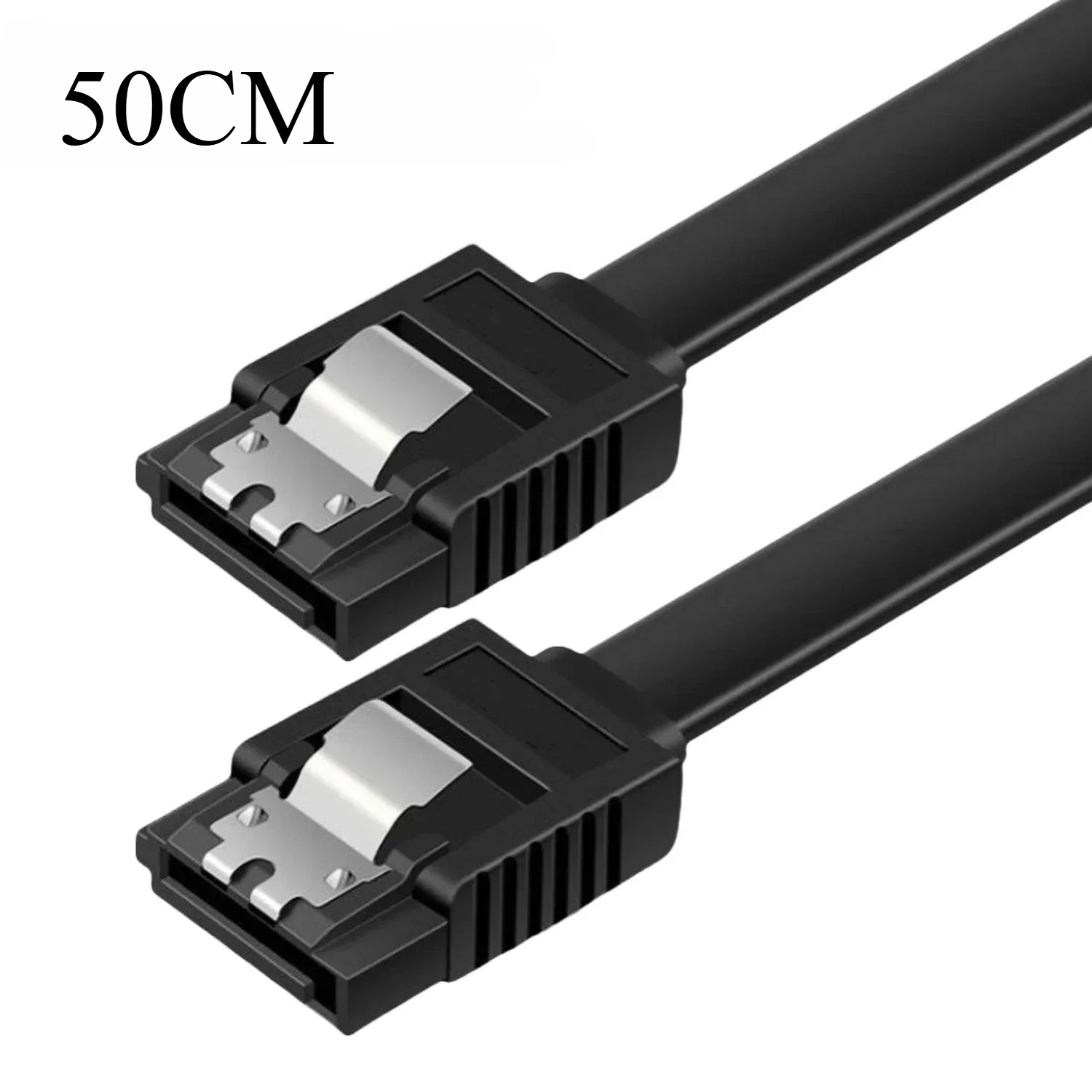 Cable 90 Degree SATA Cable SATA III 6Gbps Right Angle Data Cable for SSD, HDD, CD/DVD Drives, Hard Drive, Gaming PC, Desktop